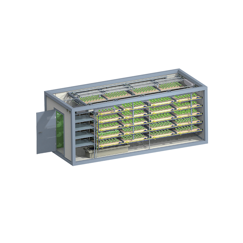 Napelemes ültetési konténer