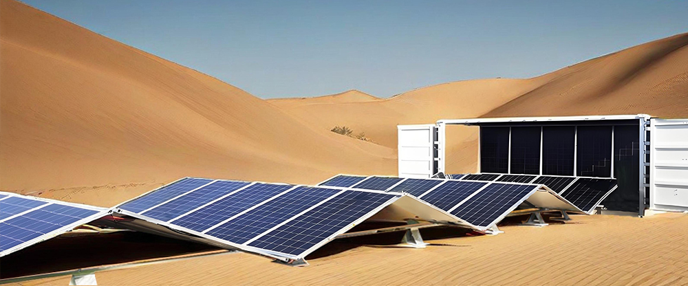 Napenergia konténer